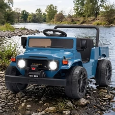 Детский электромобиль Toyota M 6308EBLR-4 синий с EVA колесами фото 44