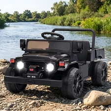 Детский электромобиль Toyota M 6308EBLR-2 черный с EVA колесами