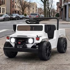 Детский электромобиль Toyota M 6308EBLR-1 белый с EVA колесами