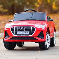 Детская электромобиль M 6133EBLR-3 красная Audi с мягким сиденьем