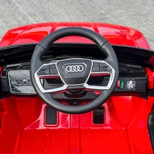 Детская электромобиль M 6133EBLR-3 красная Audi с мягким сиденьем фото 16