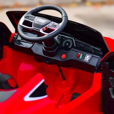 Детская электромобиль M 6133EBLR-3 красная Audi с мягким сиденьем фото 32