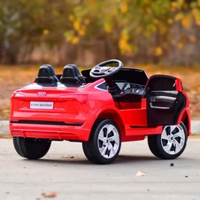Детская электромобиль M 6133EBLR-3 красная Audi с мягким сиденьем фото 55