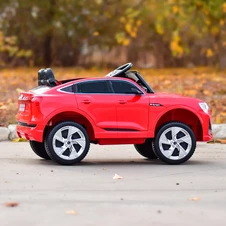 Детская электромобиль M 6133EBLR-3 красная Audi с мягким сиденьем фото 66