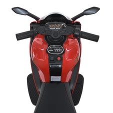 Детский мотоцикл на аккумуляторе M 5050ELR-3 красный с пультом фото 66