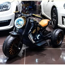 Детский мотоцикл Bambi M 5048ELR-2 черный пульт управления фото 77