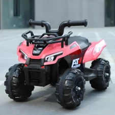 Детский квадроцикл на аккумуляторе M 6297ERL-8 розовый с пультом