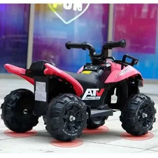 Детский квадроцикл на аккумуляторе M 6297ERL-8 розовый с пультом фото 77