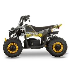Подростковый квадроцикл Prof1 HB-FFG1000-11-6 серо-желтый три аккумулятора 12V/12Ah купить