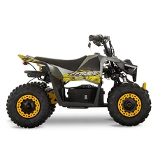 Подростковый квадроцикл Prof1 HB-FFG1000-2-7 черно-оранжевый три аккумулятора 12V/12Ah фото 11