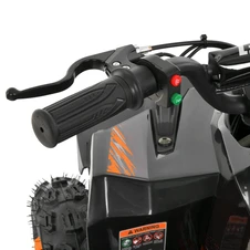 Подростковый квадроцикл Prof1 HB-FFG1000-2-7 черно-оранжевый три аккумулятора 12V/12Ah фото 77