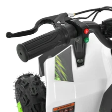 Подростковый квадроцикл Prof1 HB-FFG1000-1-5 бело-зеленый три аккумулятора 12V/12Ah фото 77