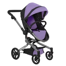 Коляска для куклы Carrello Fortuna 9695 Purple фиолетовая фото 11