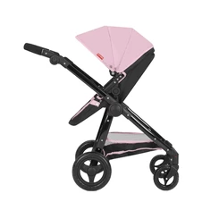 Коляска для куклы Carrello Ultra 9696 Pink розовая с сумочкой 2 в 1 фото 33