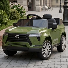 Детский электромобиль джип M 6301EBLR-5 зеленый Lexus с EVA колесами