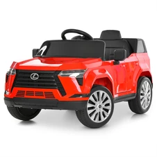 Детский электромобиль джип M 6301EBLR-3 красный Lexus с EVA колесами купить