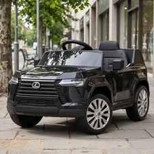 Детский электромобиль джип M 6301EBLR-2 черный Lexus с EVA колесами