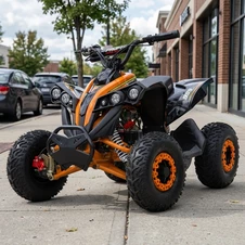 Подростковый квадроцикл Prof1 HB-EATV1200Q-7ST оранжевый с двигателем 1200 Вт