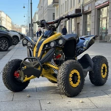 Подростковый квадроцикл Prof1 HB-EATV1200Q-6ST желтый с двигателем 1200 Вт