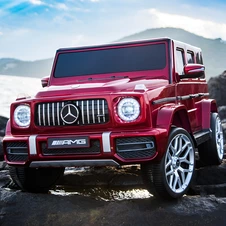Детский электромобиль Mercedes M 4214EBLRS-3 красный с автопокраской