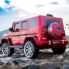 Детский электромобиль Mercedes M 4214EBLRS-3 красный с автопокраской фото 33