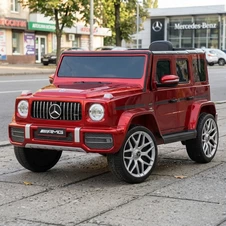 Детский электромобиль Mercedes M 4214EBLRS-3 красный с автопокраской фото 44