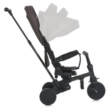 Трехколесный велосипед - беговел MT 1036 beige бежевый с ручкой фото 20