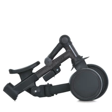 Трехколесный велосипед - беговел MT 1036 black черный с ручкой фото 13