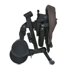 Трехколесный велосипед - беговел MT 1036 black черный с ручкой фото 16