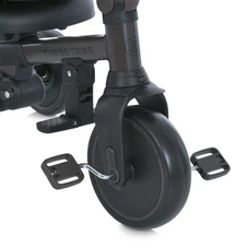 Трехколесный велосипед - беговел MT 1036 black черный с ручкой фото 32