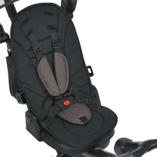 Трехколесный велосипед - беговел MT 1036 black черный с ручкой фото 14