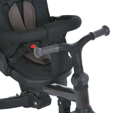 Трехколесный велосипед - беговел MT 1036 black черный с ручкой фото 18