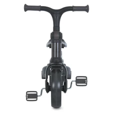 Трехколесный велосипед - беговел MT 1036 black черный с ручкой фото 44