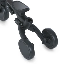 Трехколесный велосипед - беговел MT 1036 black черный с ручкой фото 88