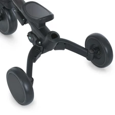 Трехколесный велосипед - беговел MT 1036 black черный с ручкой фото 99