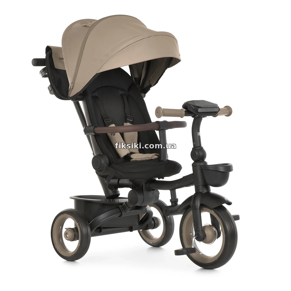Трехколесный велосипед с ручкой MT 1038-1 Nougat Beige бежевый
