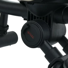 Трехколесный велосипед с ручкой MT 1038-1 Magnet Gray темно-серый фото 32