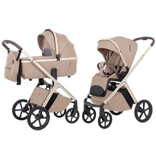 Универсальная коляска Carrello Vector CRL-6550 Walnut Beige бежевая 2 в 1 фото 11