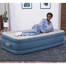 Надувная кровать Intex 6713P размеры 191 х 97 х 46 см с электронасосом