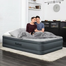 Надувная кровать Intex 69075 размеры 203 х 152 х 46 см с электронасосом