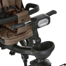 Велосипед с родительской ручкой El Camino Vector ME 1162-1 Frost Gray светло-серый фото 32