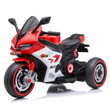 Детский электромотоцикл M 6307EL-3 красный с EVA колесами купить