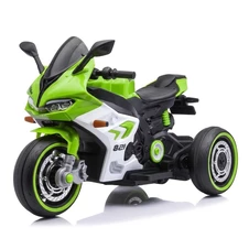 Детский электромотоцикл M 6307EL-5 зеленый с EVA колесами купить