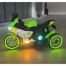 Детский электромотоцикл M 6307EL-6 желтый с EVA колесами фото 11