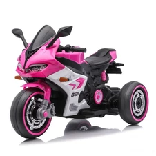 Детский электромотоцикл M 6307EL-8 розовый с EVA колесами купить