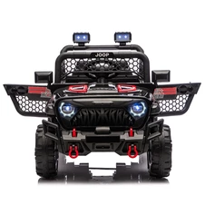 Детский электромобиль M 6325EBLR-2 черный Jeep с EVA колесами фото 11
