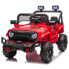 Детский электромобиль M 6325EBLR-3 красный Jeep с EVA колесами фото 11