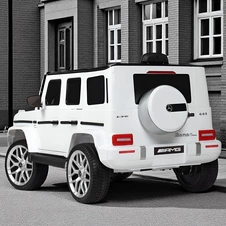 Детский джип на аккумуляторе M 6236EBLR-1 белый Mercedes фото 11