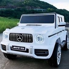Детский джип на аккумуляторе M 6236EBLR-1 белый Mercedes фото 33