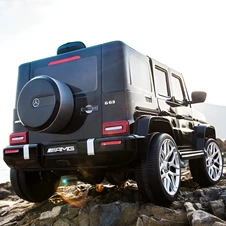 Детский джип на аккумуляторе M 6236EBLR-2 черный Mercedes фото 11
